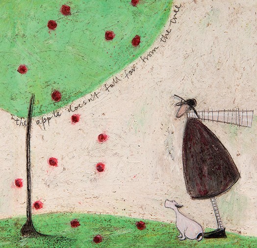 The apple doesnt fall far from the tree Sam Toft